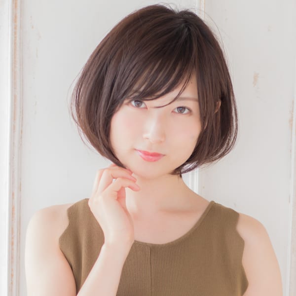 本田翼風ストレートスタイルグレージュカラー AKI-162