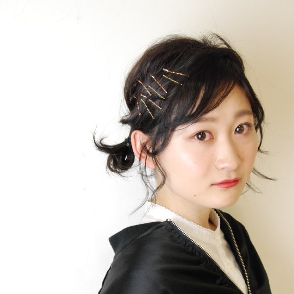 ショートレイヤーボブ　アレンジ