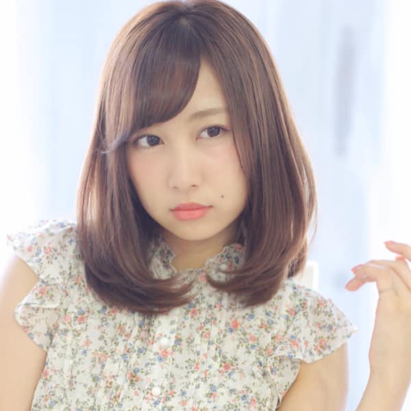 "ツヤ感重視"うるつやストレート