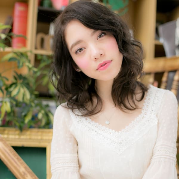 エアリーカールでアンニュイムード