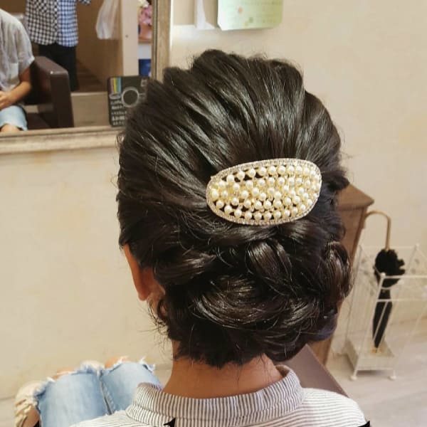 きれいめアップスタイル