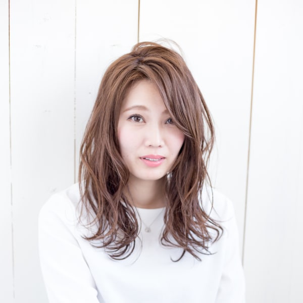 大人かわいいウエットロング
