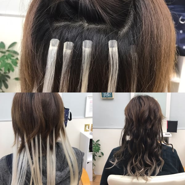 オススメ順 エクステ ストリート セミロングの髪型 ヘアスタイル 楽天ビューティ