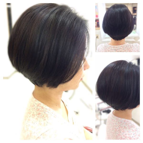 大人ショートボブ