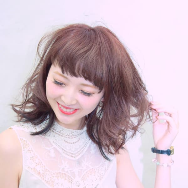 ゆるふわパーマスタイル|FIX-hair なんば