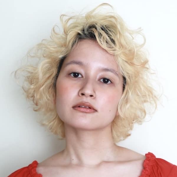 外国人風くせ毛スタイル