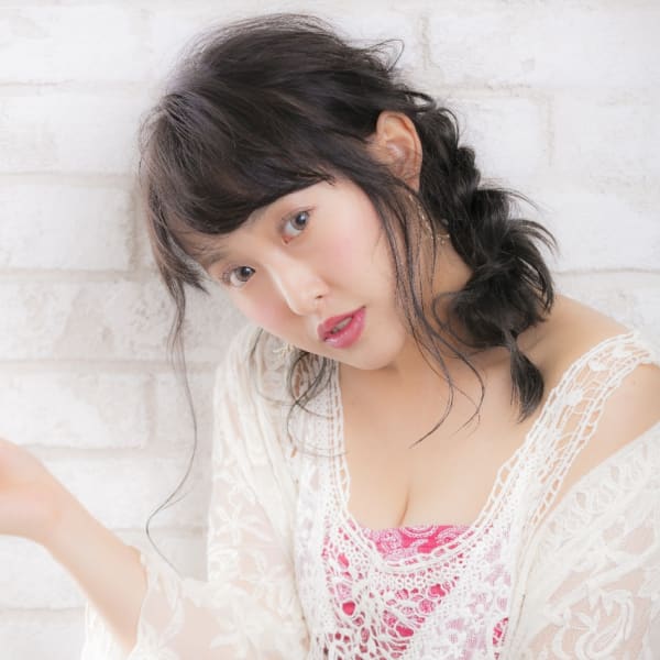 【prize池袋西口】 ルーズ三つ編みアレンジ