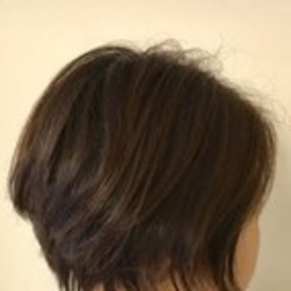 ☆ショートスタイル☆前下がり☆毛先の動かし方☆