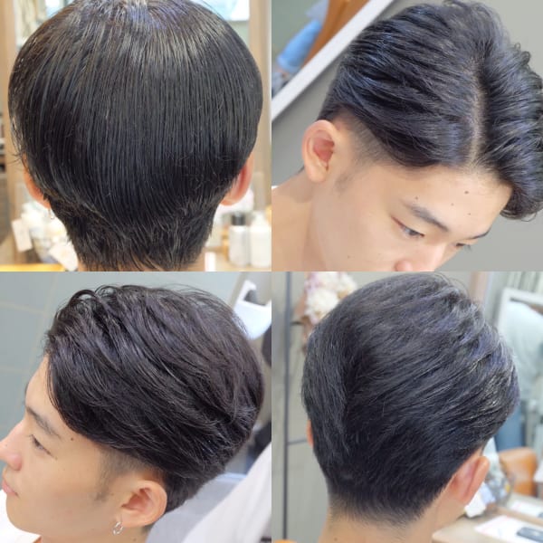 ナチュラルツーブロック|hair atelier ANELLO