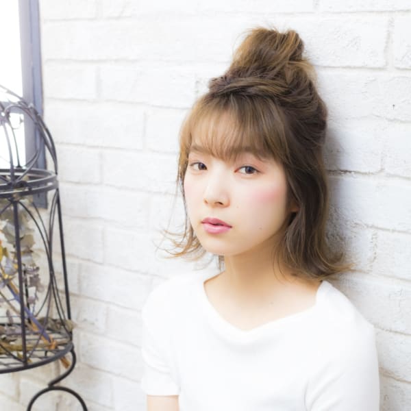 【prize池袋西口】 簡単アレンジ*お団子ハーフアップ