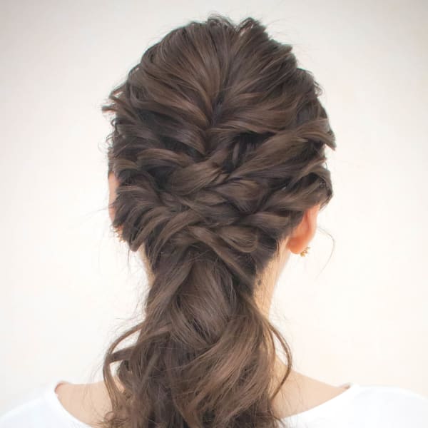 お出かけクラシカルアレンジ☆結婚式&二次会アップスタイル♪