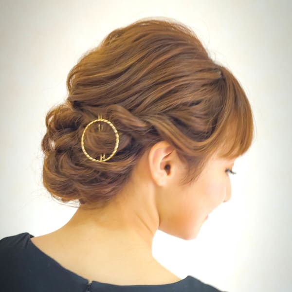 お出かけクラシカルアレンジ☆結婚式&二次会アップスタイル♪