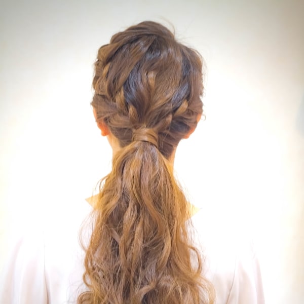 お出かけクラシカルアレンジ☆結婚式&二次会アップスタイル♪