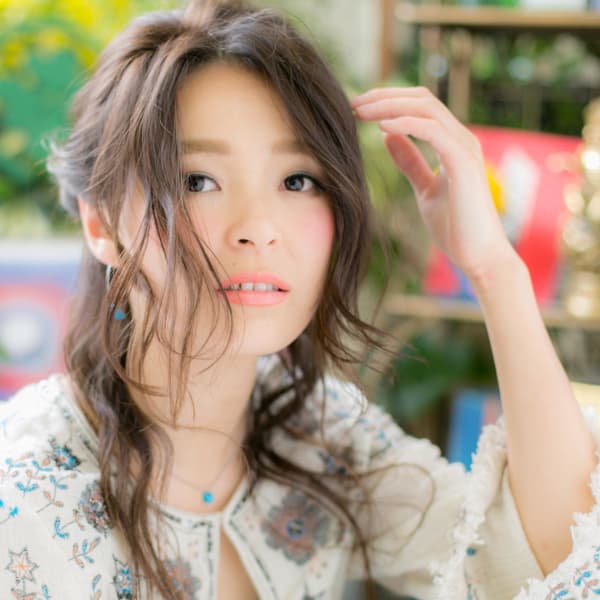 ボヘミアンテイストがオシャレ♪ハーフアップ