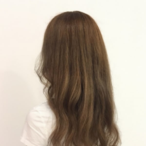 外国人風 ロンググレージュ