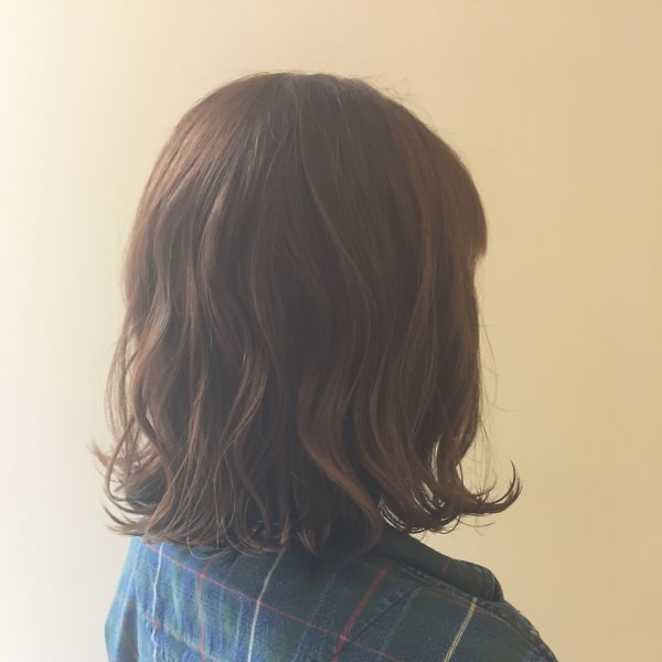 オレンジベージュボブ☆ 