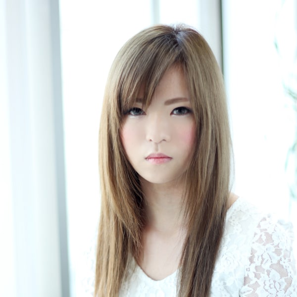 無造作小顔大人セミロング