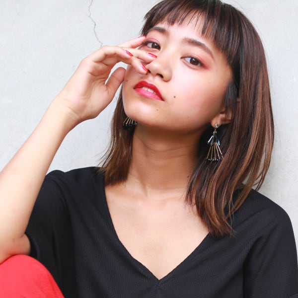 ☆さりげないオシャレ感☆アディクシーカラーボブ|PARADISO