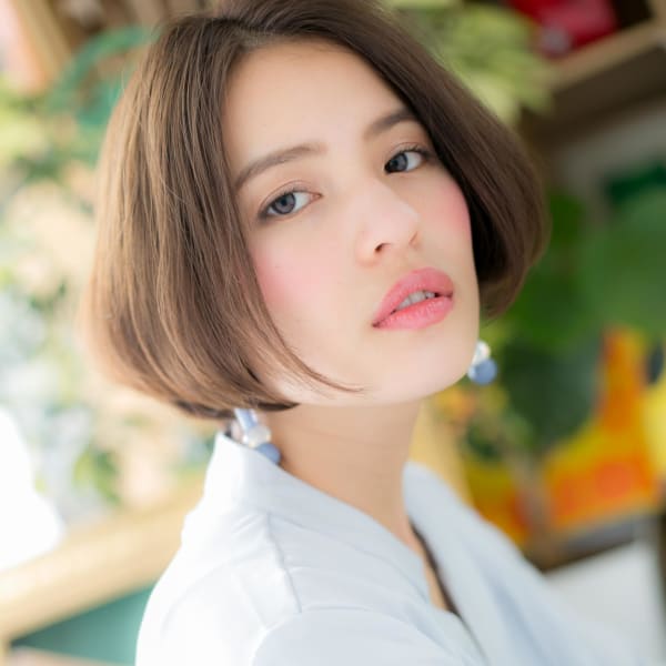 クールボブで…前下がり美シルエット