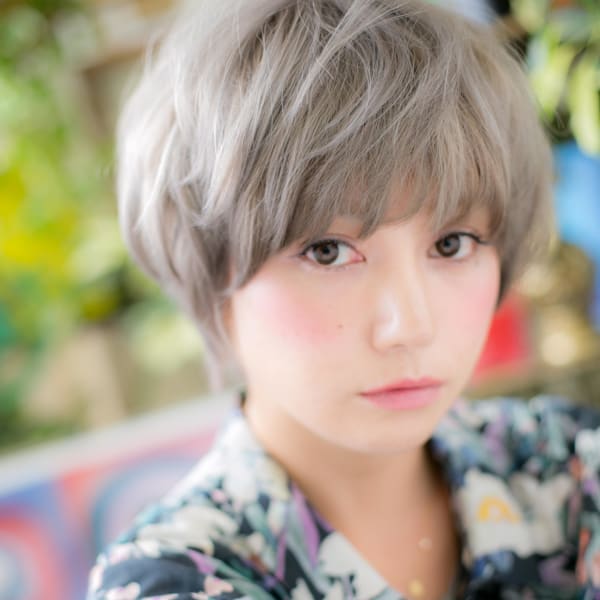 ハイトーンベージュ☆小顔マッシュ