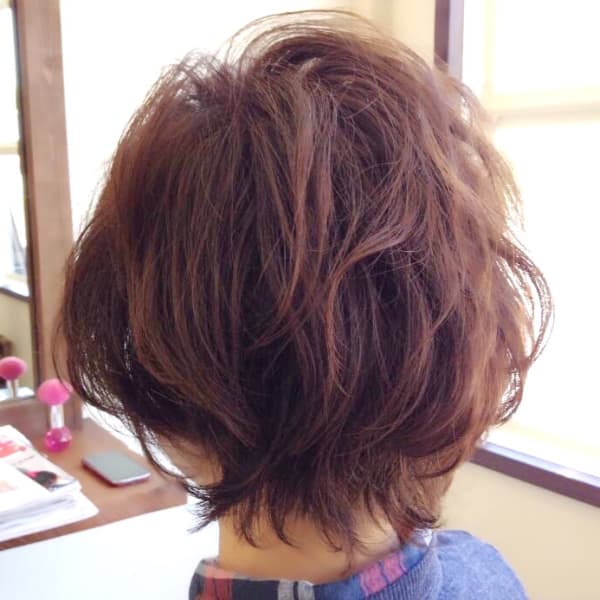 軽やかウェーブショート