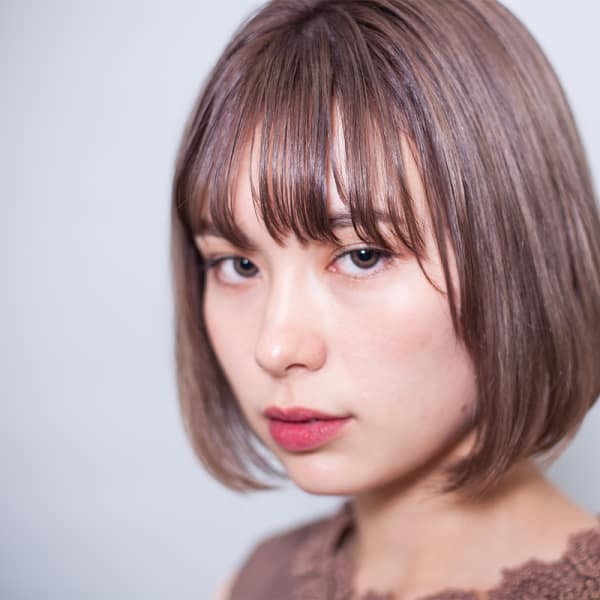 【merci】 グレージュ ボブ