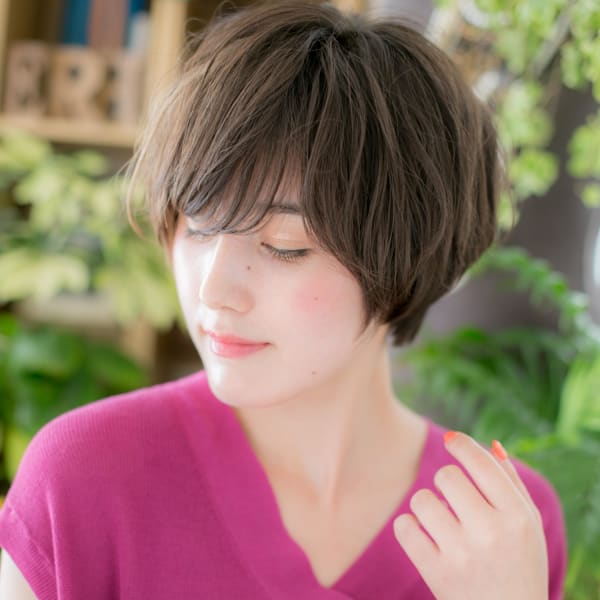 大人女子の…プレミアム前下がりショート