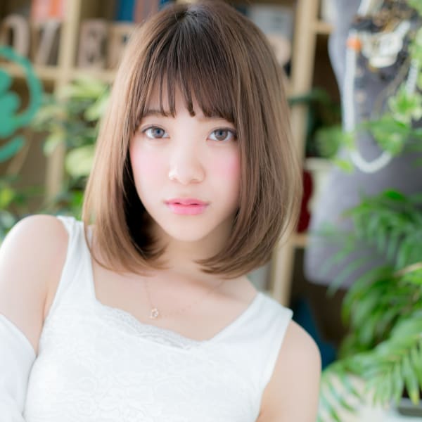 あどけな顔♪小顔シルキーストレート