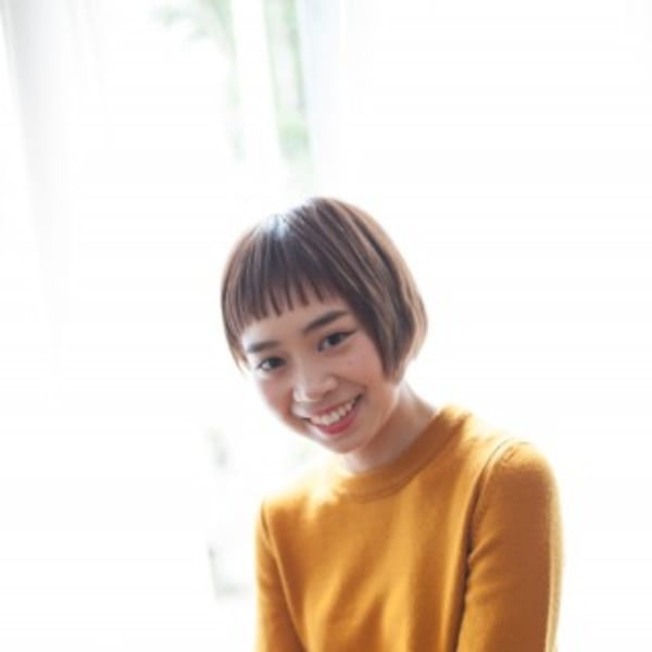 個性派ストレートボブ