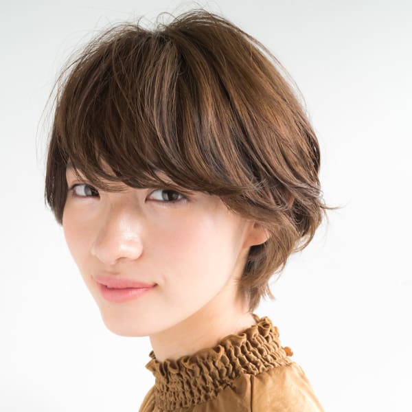 大人ナチュラルひし形ショート