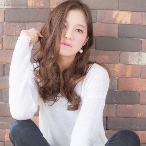 エスヘアー 中村 【篠原涼子風 無造作ラフなグラマラスロング