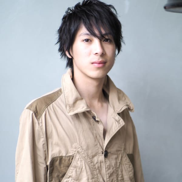 束感スタイリングのメンズヘア