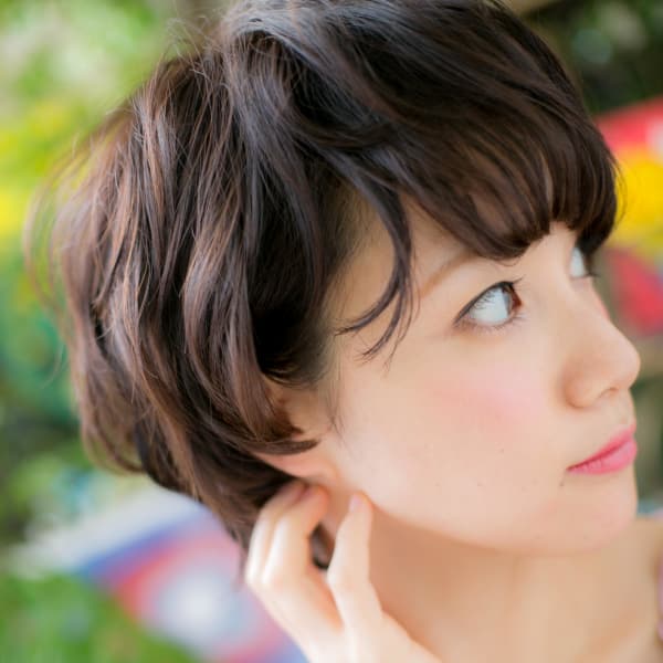 やわらかカール◎アシンメトリーショート