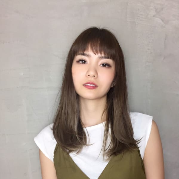 艶カラー、ナチュラルストレート|The Hair Salon Tokyo Beige
