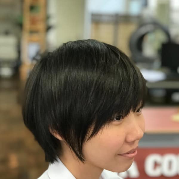 ナチュラルショートボブ