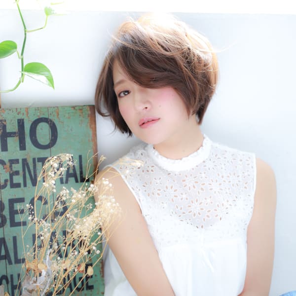 〔ANNIE〕ナチュラルショートボブ|Hair Design Annie
