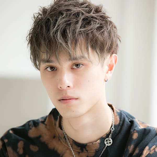 マットスパイキーショートグランジネープレス【担当小松】