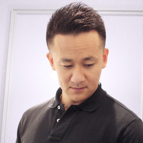 ピリッとちょいワルソフトモヒカンスタイル<理容室><赤坂見>