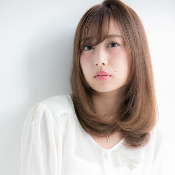 【Euphoria】大人女子の艶髪ストレートミディ☆