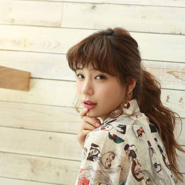 マーメイドアッシュ厚めバングエフォートレスワイドバング☆