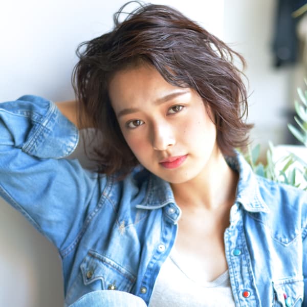 MAUVE☆AW外国人風アップバングボブ|MAUVE