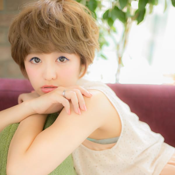 プラスパーマで♪¨モテカジュ¨ショート