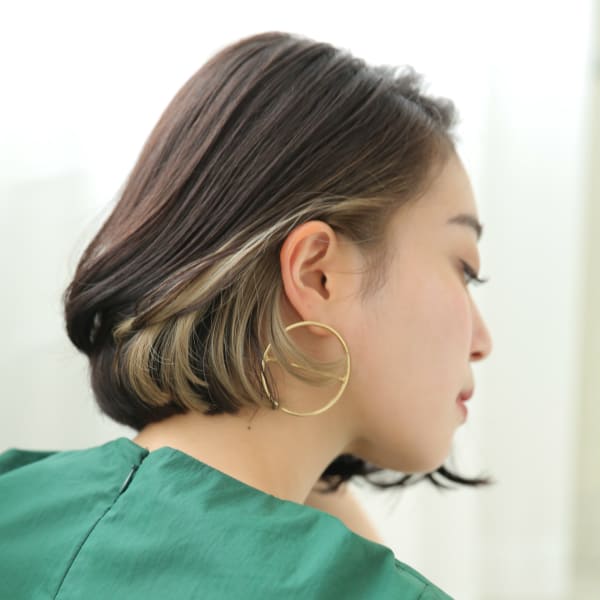 大人カジュアル★インナーカラー