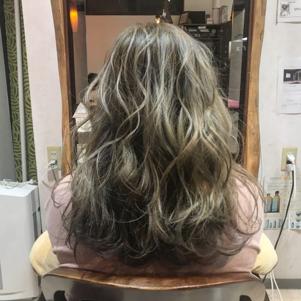 ☆外国人風ホワイトアッシュ☆|Lohas Hair Smile アルプス通店