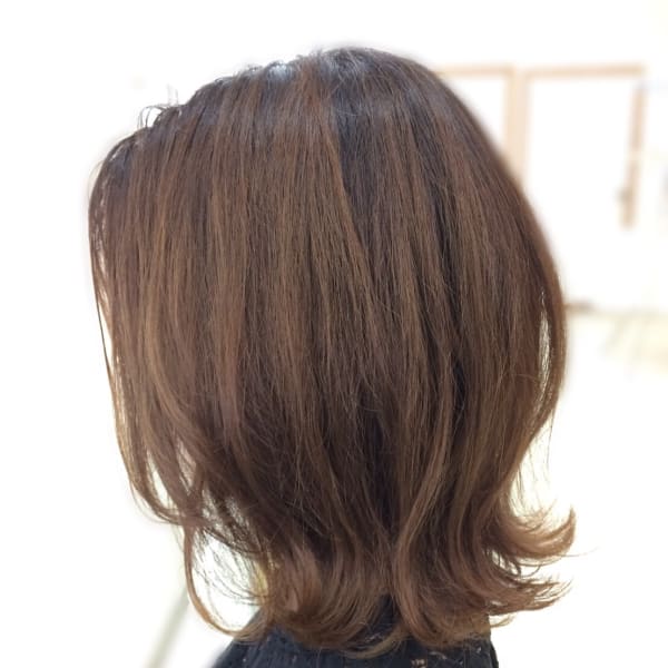 オトナ女子の外ハネボブスタイル☆