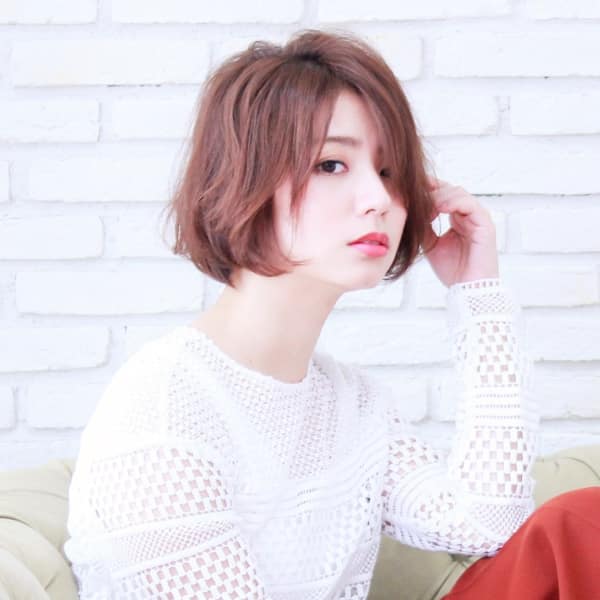 大人向けボブスタイル
