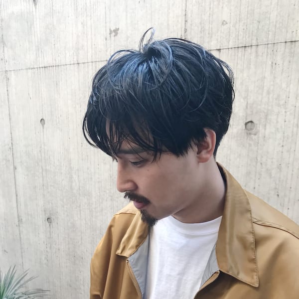 外国人風、メンズ黒髪スタイル
