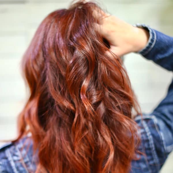 【新宿savian】バレイヤージュ　レッド