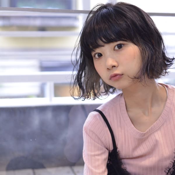 ☆ペールグレージュのインナーカラーボブ☆【coii】 