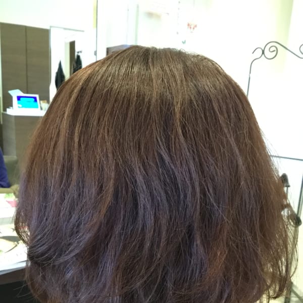 温熱パーマ「キューループ」 ×ベリーピンク ボブ